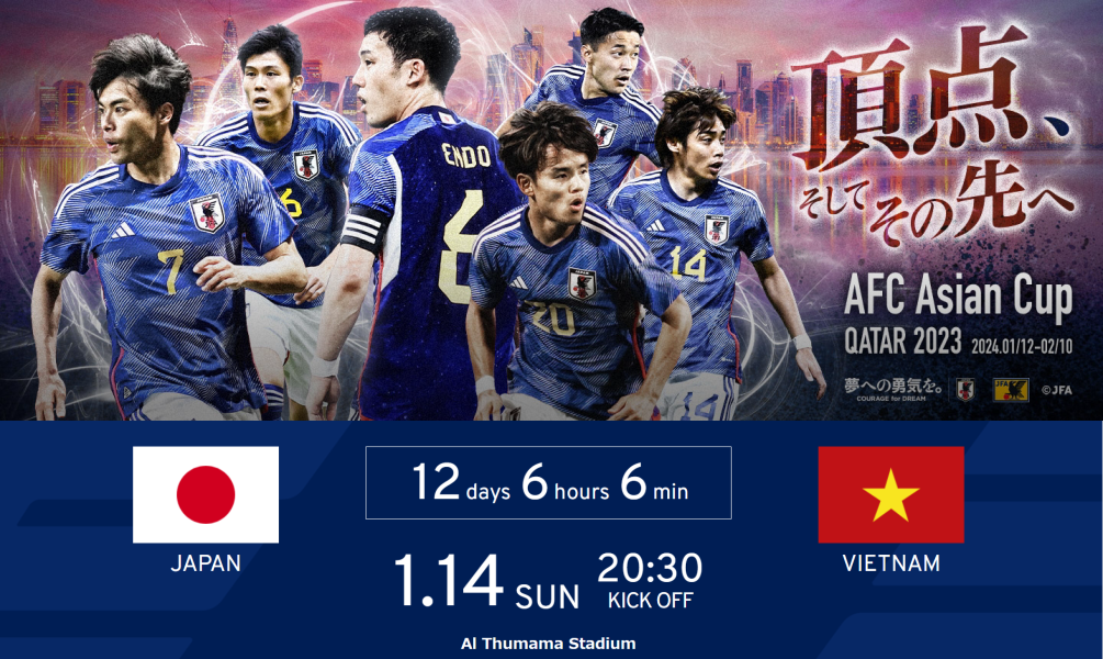 サッカー日本代表メンバー 2024/1/14～2024/2/10